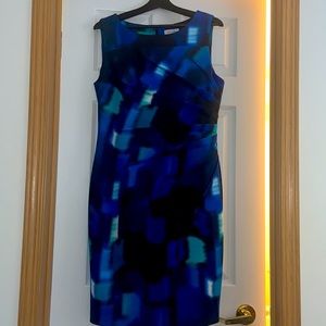 Calvin Klein Sunburst Dress Size 12